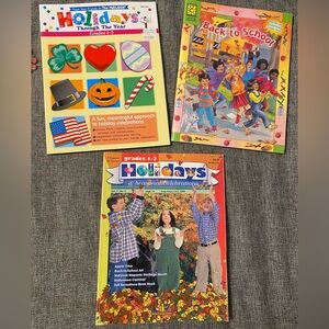 Teacher 3Colorful Educational grades 1-3 Holiday and Back to School resources